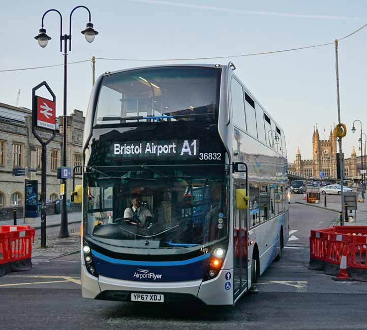 First West of England Scania N250UD Alexander Dennis Enviro400MMC 36832 Airport Flyer